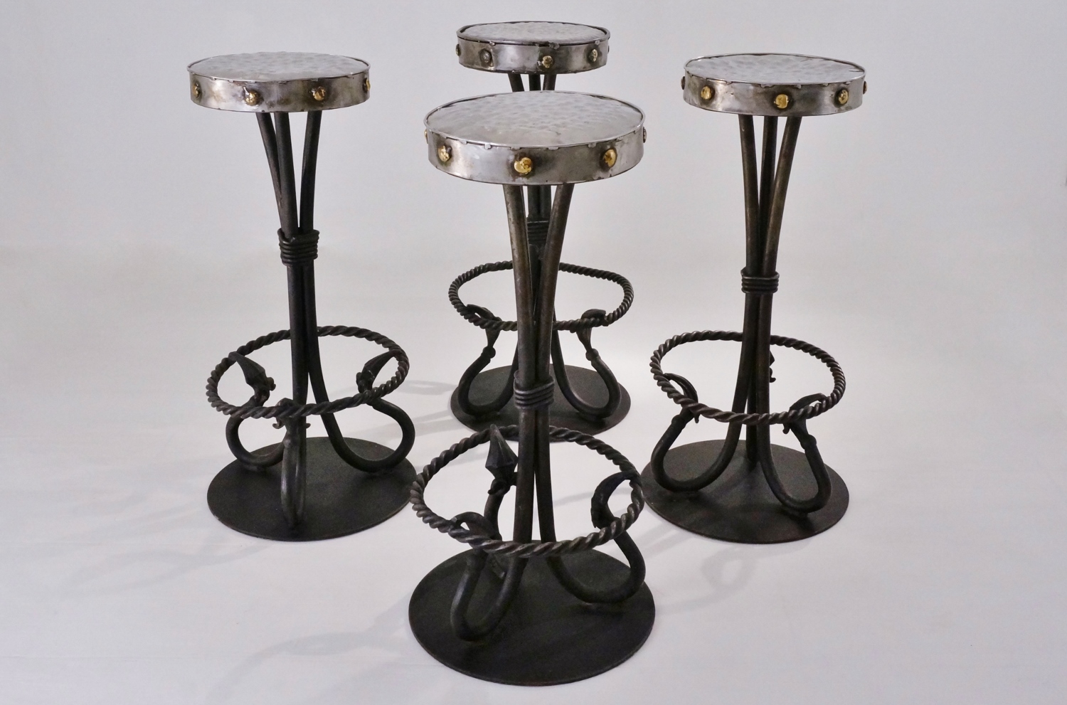 Vintage wrought iron bar stools 1960 s ca English in Other from